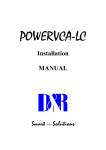 Installation MANUAL Smart in Solutions Solutions