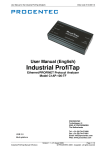 Installation Manual ProfiTap Industrial