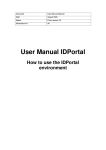 User Manual IDPortal - Technische Universiteit Eindhoven
