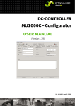 DC-CONTROLLER MU1000C – Configurator USER MANUAL