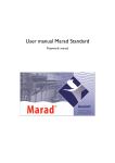 User manual Marad Standard