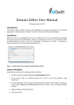 Domain Editor User Manual