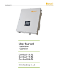 User Manual - Omnik New Energy