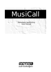 Musicall MPM8.8 mono user manual NL/EN