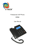 Professional VoIP Phone User Manual