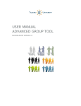 USER MANUAL ADVANCED GROUP TOOL