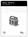 Definer™ 220 Series User Manual