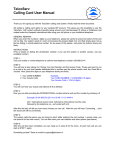 TelcoServ Calling Card User Manual