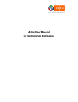 Atlas user manual for Netherlands Embassies