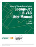 Sponge-Jet B-VAC User Manual