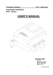 USER'S MANUAL - Rotex Controls BV