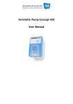 Peristaltic Pump Concept 420 User Manual
