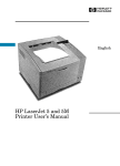 HP LaserJet 5 and 5M Printer User's Manual - ENWW