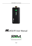 RKM MK802 IV User Manual