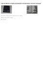 Lancia Beta en Delta automatic transmision service manual