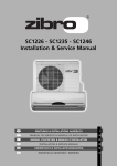 SC1226 - SC1235 - SC1246 Installation & Service Manual
