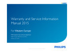 MMD EMEA - Warranty and Service Manual 2015 v1.8