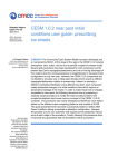CESM 1.0.2 near past initial conditions user guide