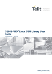 GE863-PRO Linux GSM Library User Guide