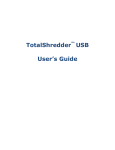 TotalShredder™ USB User's Guide