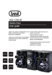 HCX 1200 BT Guida d'uso User guide