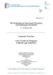 User's Guide for Programs EARTH and EARTH-3