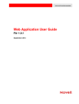 Novell Filr 1.0.1 Web Application User Guide