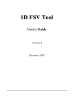 2D FSV Tool User's Guide