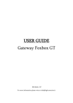 Gateway FoxBox GT - User Guide