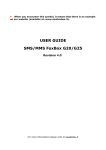 USER GUIDE SMS/MMS FoxBox G20/G25