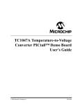TC1047A Temperature-to-Voltage Converter PICtail Demo Board