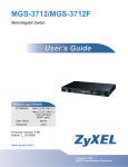 MGS-3712(F)-C User's Guide V3.90 (Mar 2009)