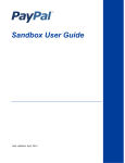 PayPal Sandbox User Guide