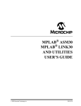 MPLAB ASM30 MPLAB LINK30 AND UTILITIES USER'S GUIDE