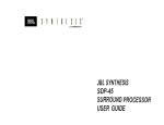 JBL SYNTHESIS SDP-45 SURROUND PROCESSOR USER GUIDE