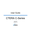 CTERA C Series User Guide - Nuvola It Data Space di Telecom Italia