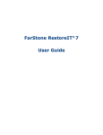 FarStone RestoreIT® 7 User Guide