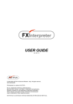 FXInterpreter - User Guide - ACTIVA