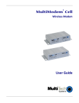 MultiModem® Cell User Guide for MTCBA-E1/C1/G2-U