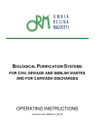 OPERATING INSTRUCTIONS - ORM Omnia Resina Mazzotti