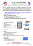 MP-TOP II MULTIPROGRAMMER OPERATING INSTRUCTIONS