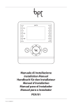 Manuale di Installazione Installation Manual Handbuch für den