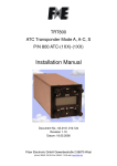 TRT800 Installation