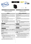 Manuale d'installazione Installation manual ITALIANO