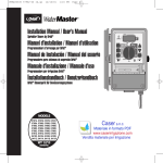 Installation Manual / User's Manual Manuel d'installation / Manuel d