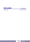 WEX-N26001 User Manual Rev. 01