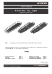 User's Manual Boston Pro / Tec / Light Basket stretcher