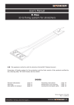 User's Manual R-Max 10 G fixing system for stretchers
