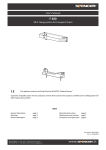 User's Manual 20 G Fixing system for transport chairs