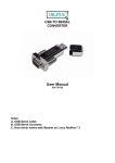 USB TO SERIAL CONVERTER User Manual